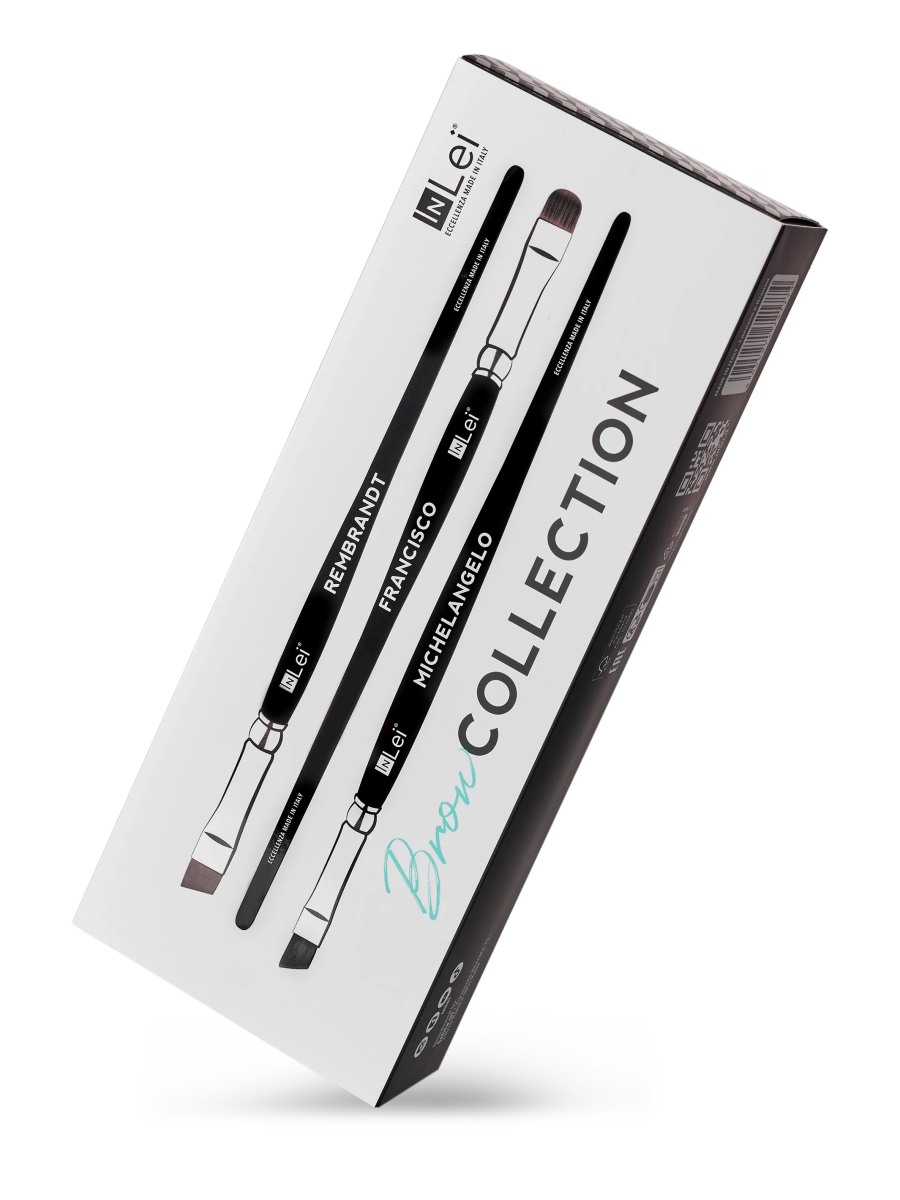 InLei® BROW COLLECTION Set mit professionellen Augenbrauenpinseln - LashMaker Shop