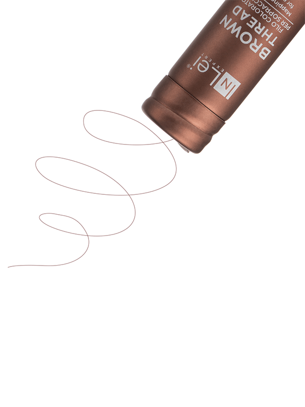 InLei® „BROWN THREAD“ brauner Faden zum Nachzeichnen von Augenbrauen - LashMaker Shop