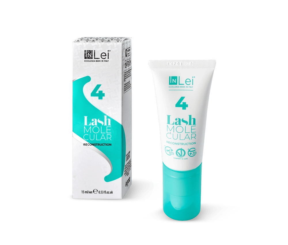 InLei® "LASH MOLECULAR 4" molekulare Rekonstruktion für Wimpern und Augenbrauen - 15ml - LashMaker Shop