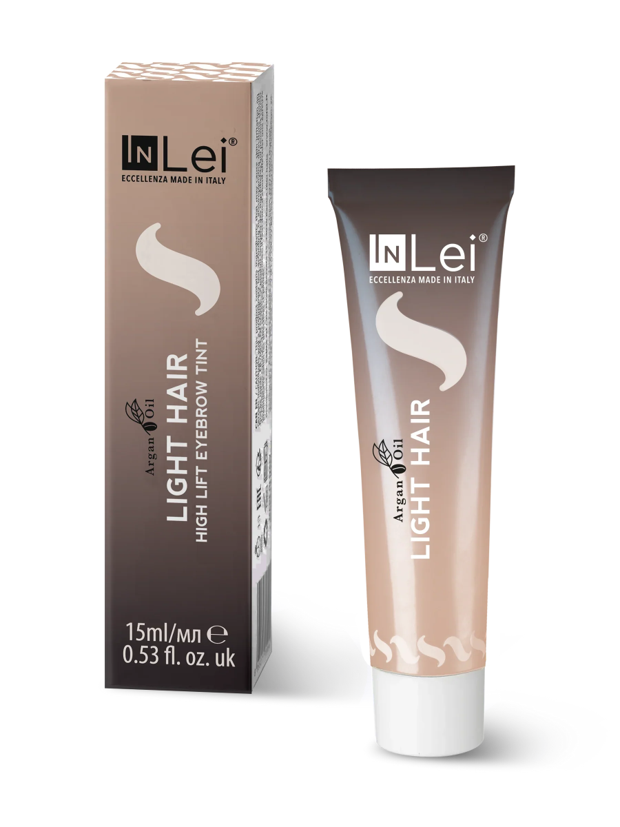 InLei® LIGHT HAIR Aufhellende Augenbrauenfarbe mit Arganöl, 15 ml. - LashMaker Shop