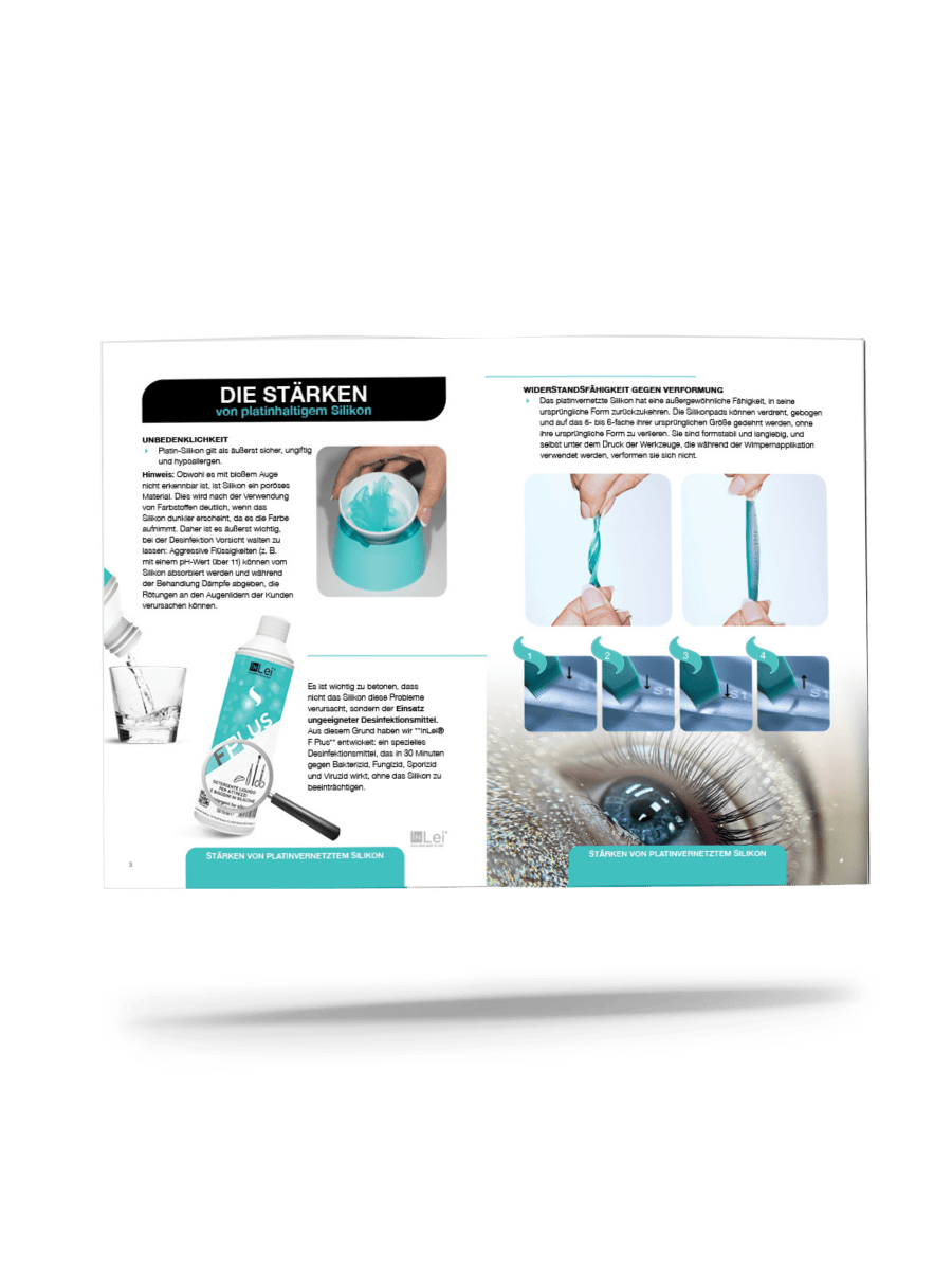 InLei® Silikonpads Handbuch: 34 Seiten geballtes Wissen – Grundlagen, Anwendung und die universellen Forma & Forma Up Pads - LashMaker Shop