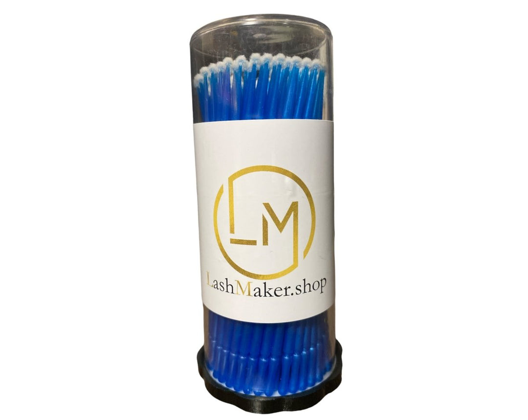100 Mikrobürstchen blau - LashMaker Shop