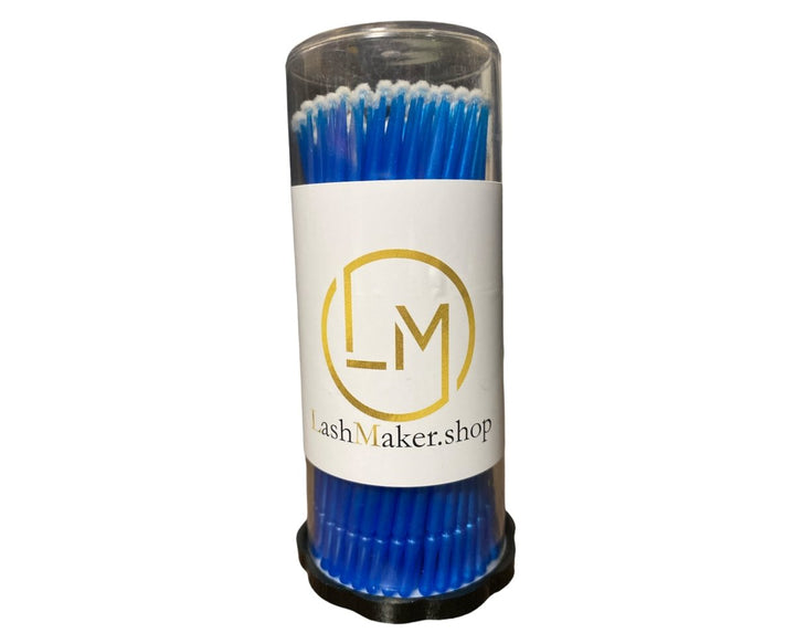 100 Mikrobürstchen blau - LashMaker Shop