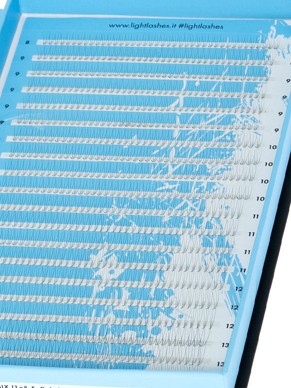 2D 800 Fertigfächer "READY FANS" C - curl MAXI_FORMAT - LashMaker Shop