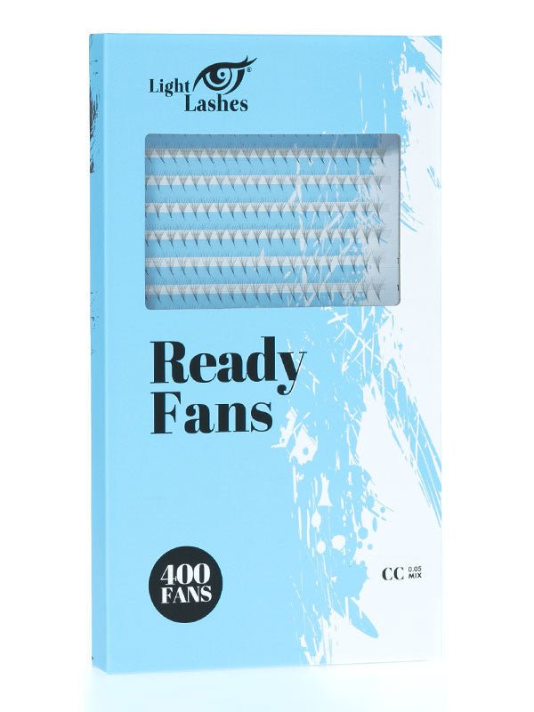 6D 400 Fertigfächer "READY FANS" CC - curl MAXI_FORMAT - LashMaker Shop