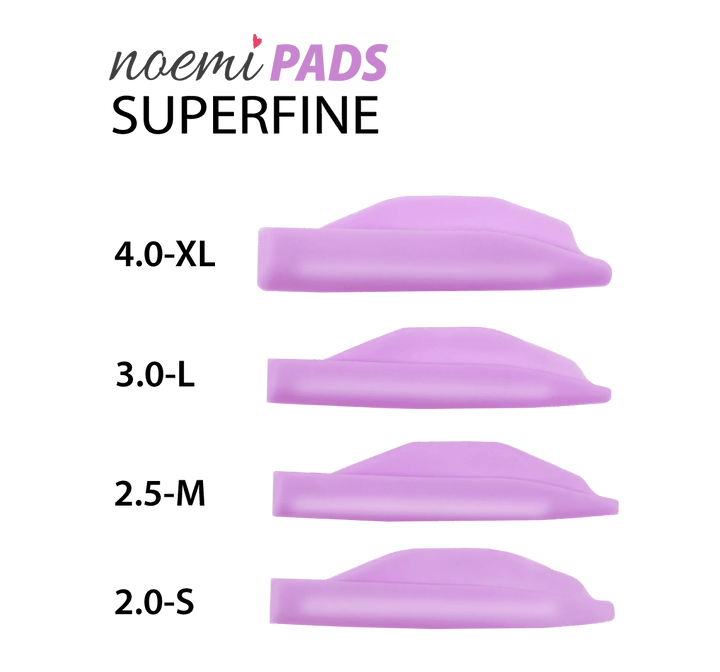 Premium Silikonpads Noemi SUPERFINE - 3 Paar zum Sparpreis - LashMaker Shop