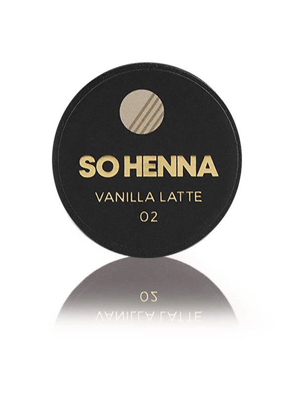 SO HENNA Augenbraue Henna Farbe - 02 Vanille Latte