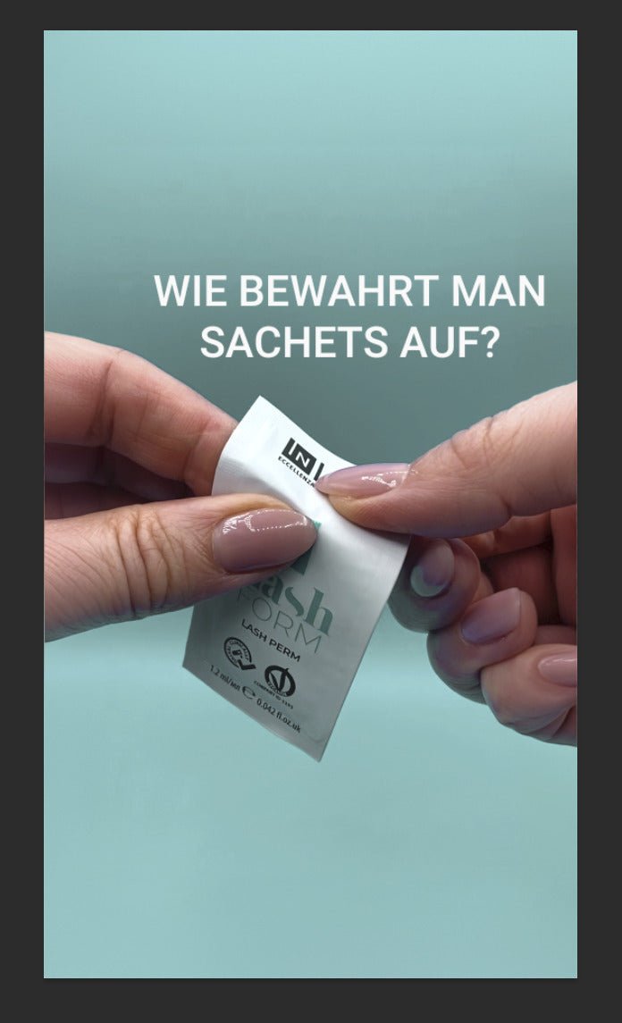 Richtigen Umgang mit den Lotionen in Sachets/Monodose - LashMaker Shop