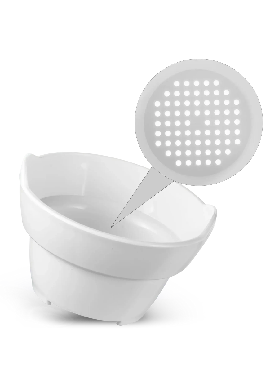 InLei® BAROLO NEST – Reinigungsschale mit Deckel und Sieb - LashMaker Shop