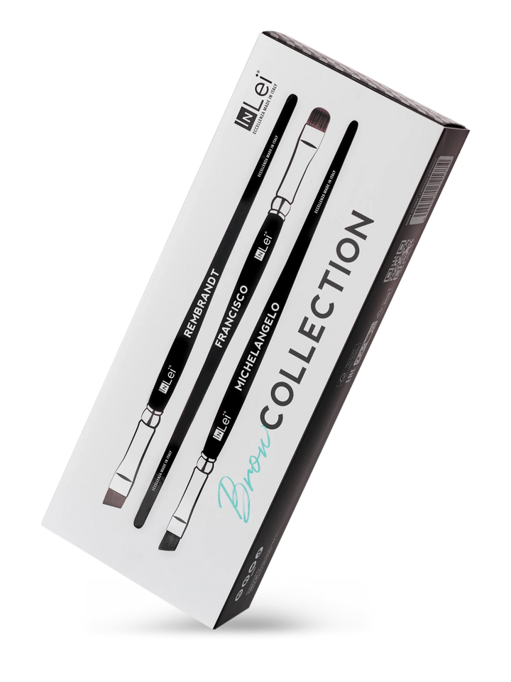 InLei® BROW COLLECTION Set mit professionellen Augenbrauenpinseln - LashMaker Shop