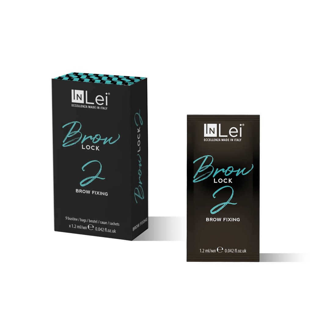 InLei® "BROW LOCK 2" Fixierung für Augenbrauen - 9 Stück Sachet a' 1,2 ml - LashMaker Shop
