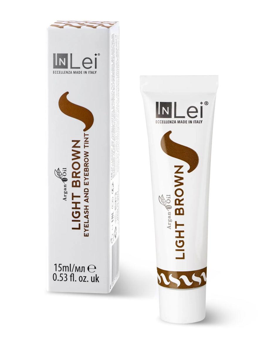 InLei® "LIGHT BROWN" - Wimpern - und Augenbrauenfarbe - LashMaker Shop
