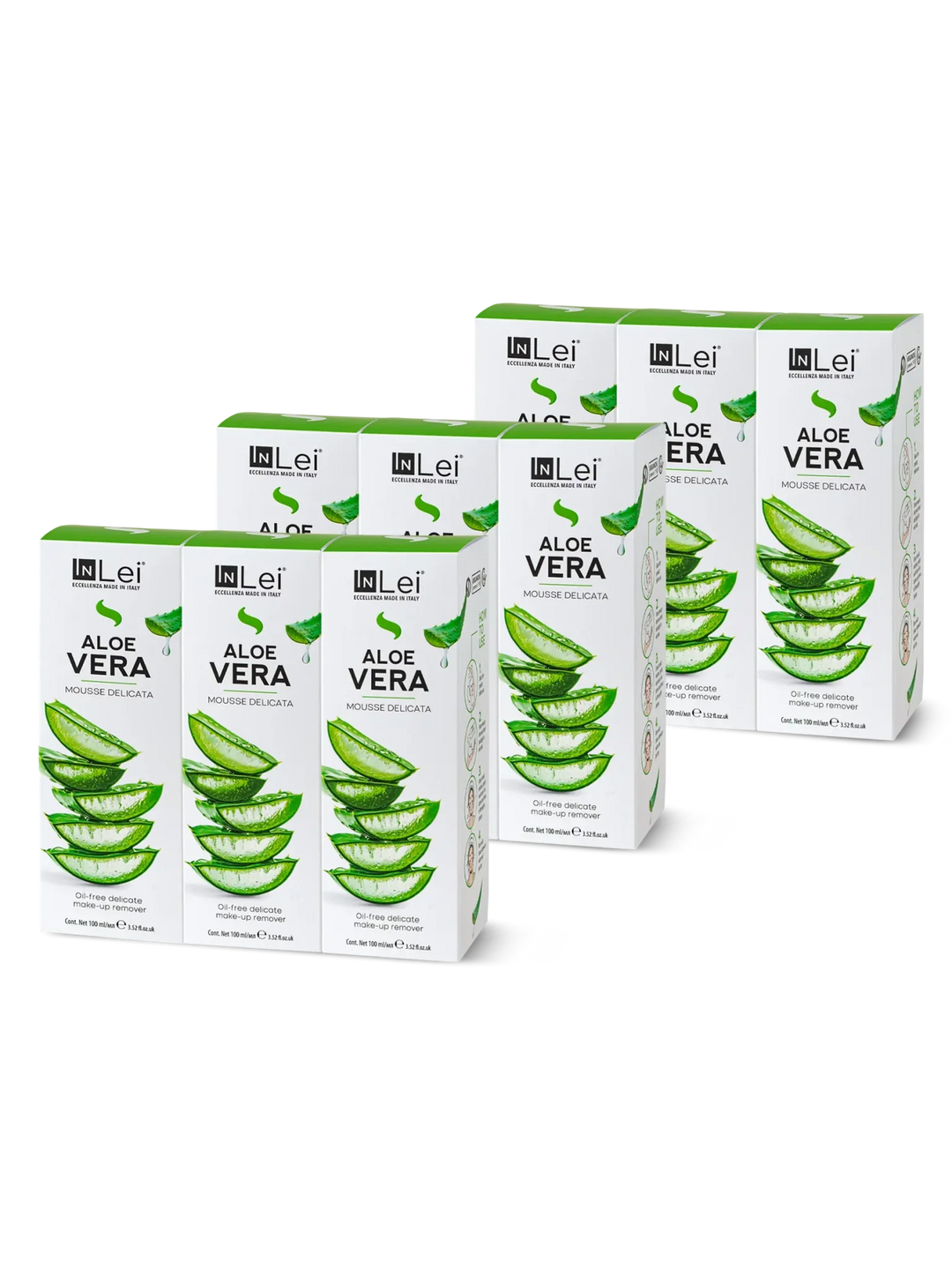 InLei® MOUSSE ALOE VERA - Thekendisplay 9 × 100 ml - LashMaker Shop 3