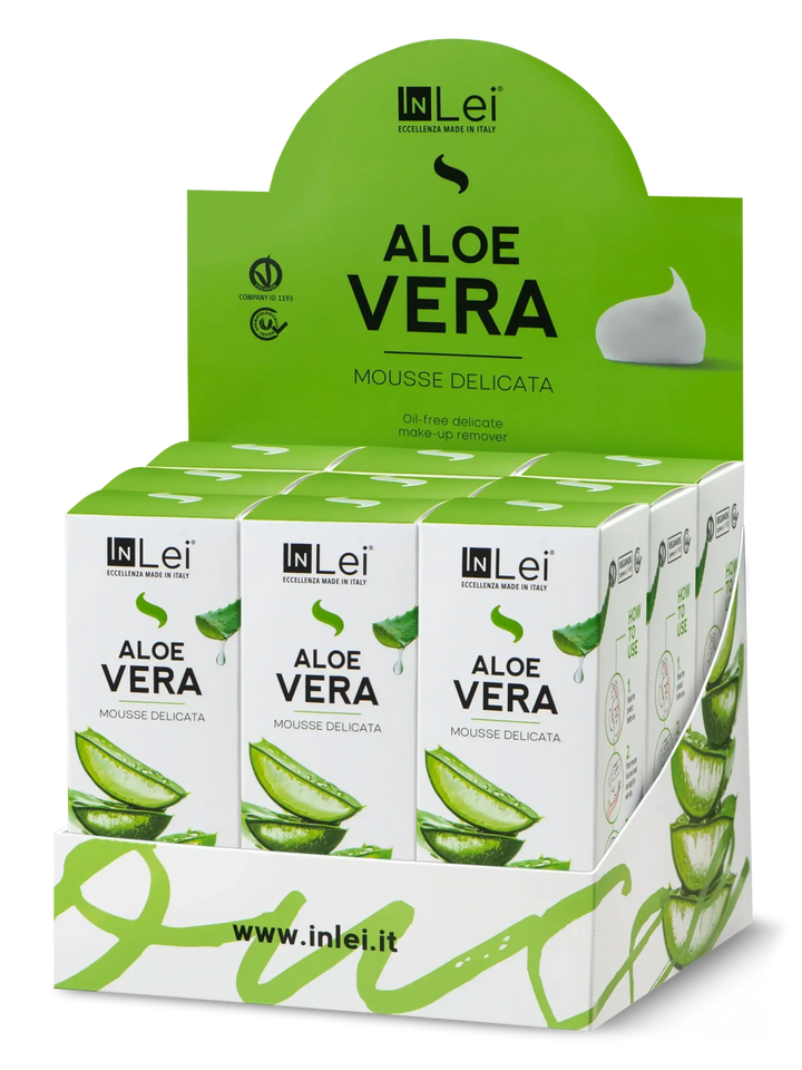 InLei® MOUSSE ALOE VERA - Thekendisplay 9 × 100 ml - LashMaker Shop