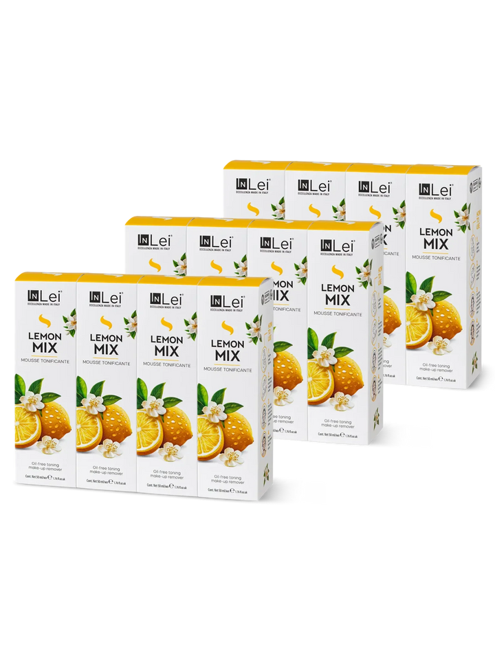 InLei® MOUSSE LEMON MIX TRAVEL SIZE - Thekendisplay 12 × 50 ml - LashMaker Shop 3