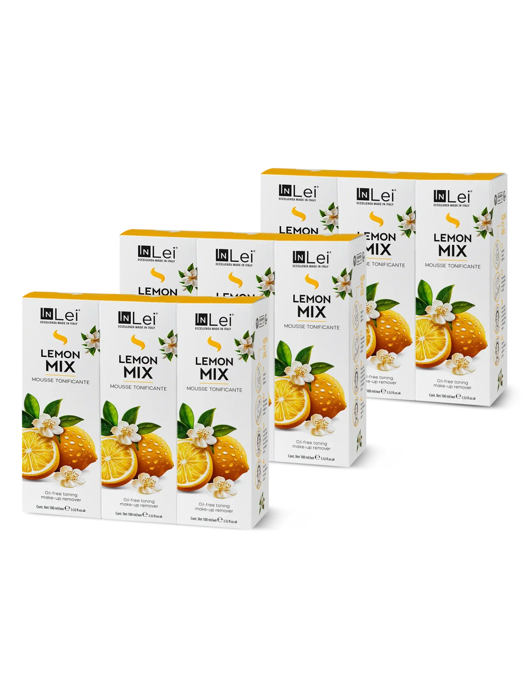 InLei® MOUSSE LEMON MIX - Thekendisplay 9 × 100 ml - LashMaker Shop 3