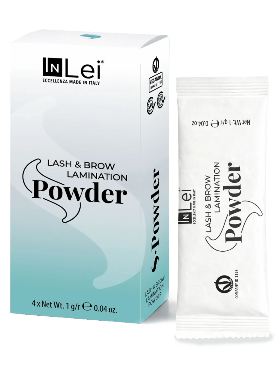 InLei® S - Powder Sachets – für präzise Kontrolle bei Lash - & Brow - Laminierungen, 4 × 1 g - LashMaker Shop