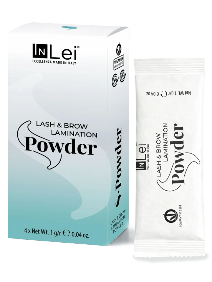 InLei® S - Powder Sachets – für präzise Kontrolle bei Lash - & Brow - Laminierungen, 4 × 1 g - LashMaker Shop