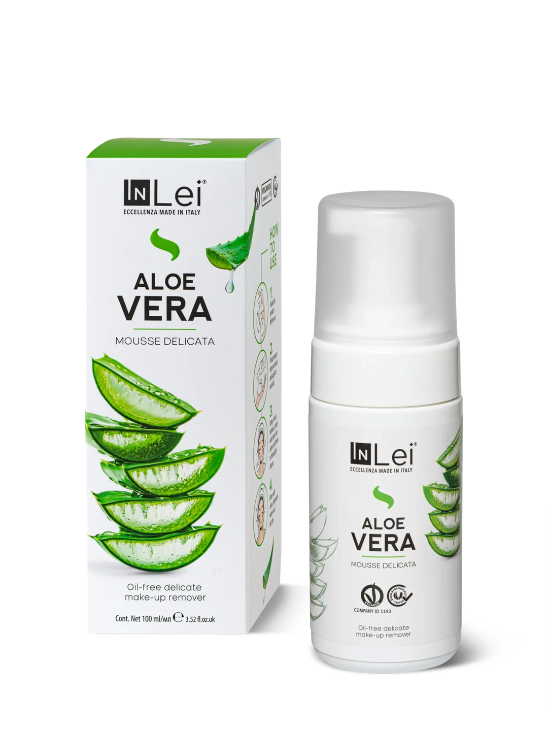 InLei® MOUSSE ALOE VERA - Gesichtsreiniger 100 ml - LashMaker Shop 3