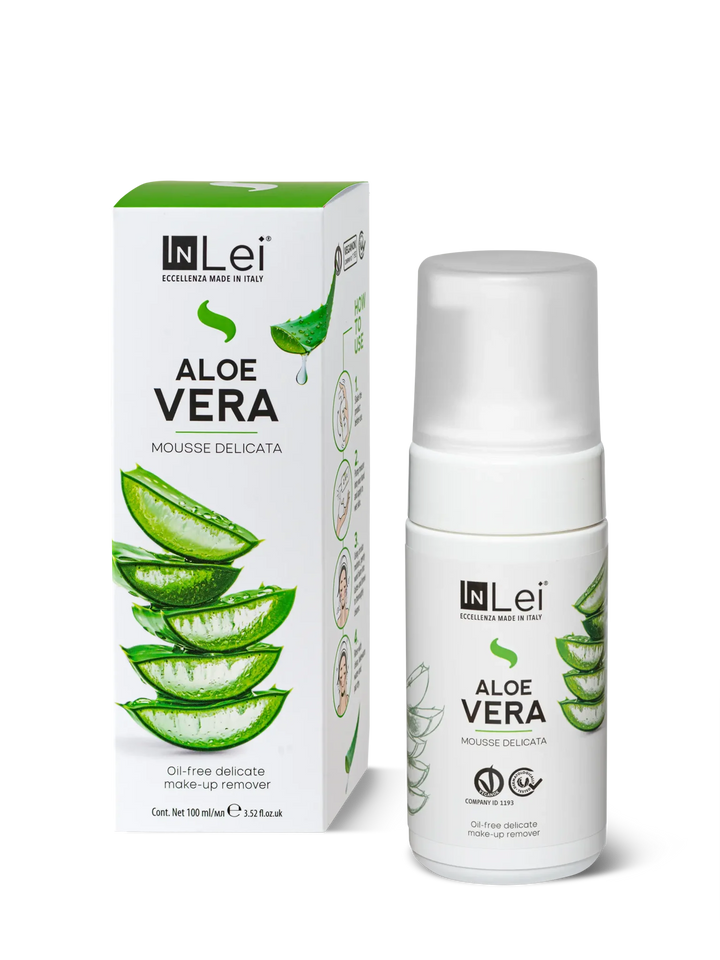 InLei® MOUSSE ALOE VERA - Gesichtsreiniger 100 ml - LashMaker Shop 3