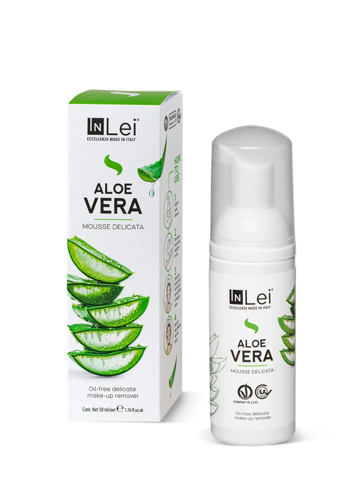 InLei® MOUSSE ALOE VERA TRAVEL SIZE - Gesichtsreiniger 50 ml - LashMaker Shop 3