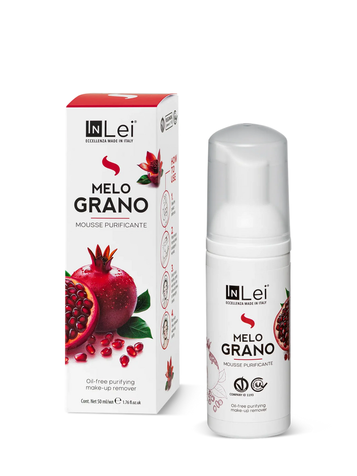 InLei® MOUSSE MELOGRANO TRAVEL SIZE - Gesichtsreiniger 50 ml - LashMaker Shop 3