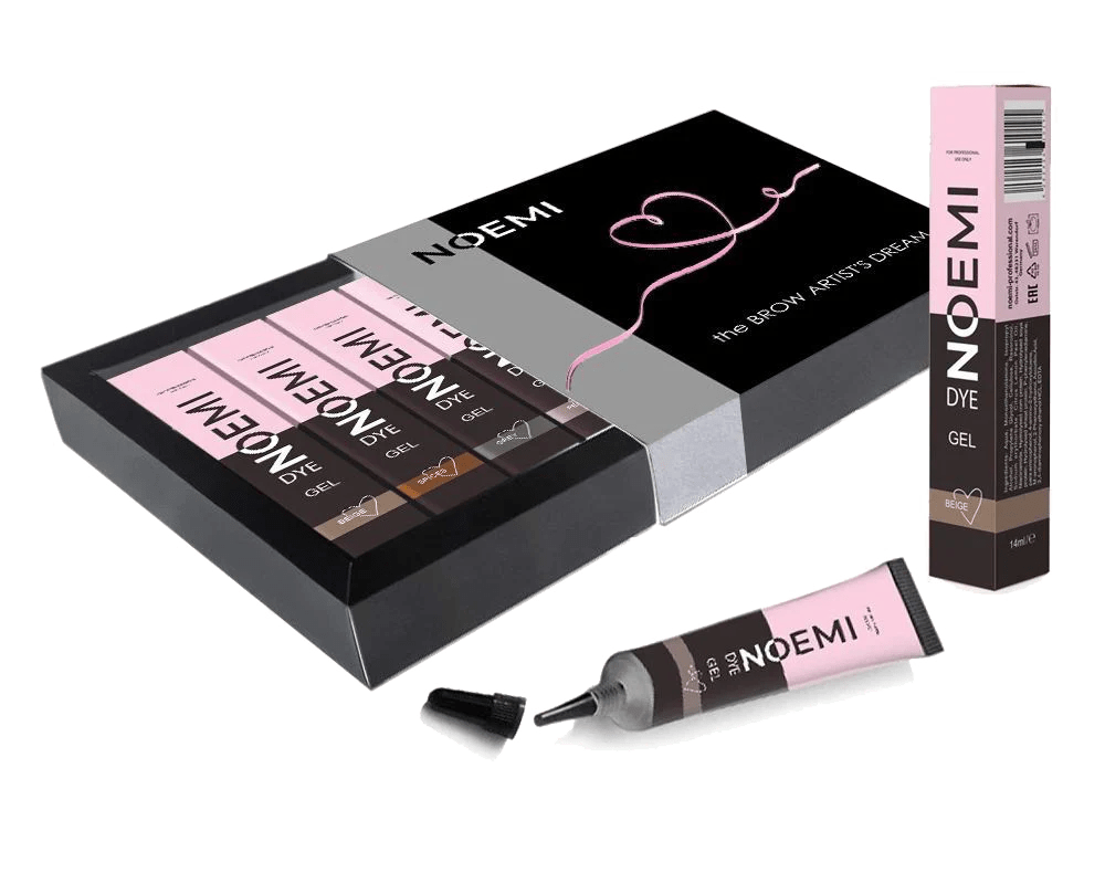 NOEMI Lash&Brow GEL DYE - KIT (alle 5 Farben) je 10ml - LashMaker Shop