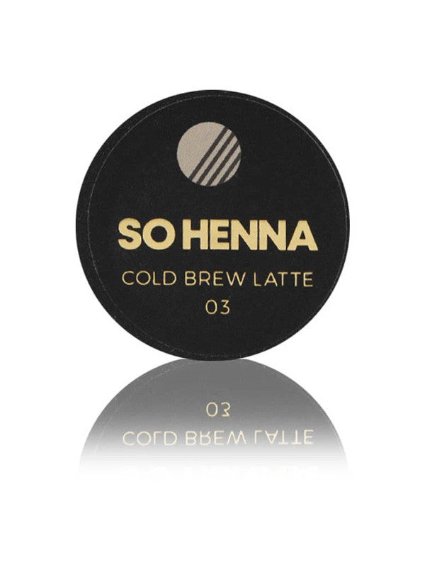 SO HENNA Augenbraue Henna Farbe -  03 Cold Brew Latte