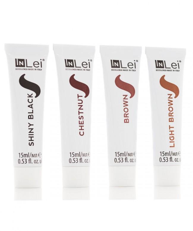 InLei Wimpern - und Augenbrauenfarben "SHINY BLACK" - Schwarz Farbe - LashMaker Shop