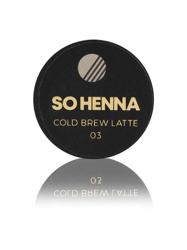 SO HENNA Augenbraue Henna Farbe - 03 Cold Brew Latte - LashMaker Shop