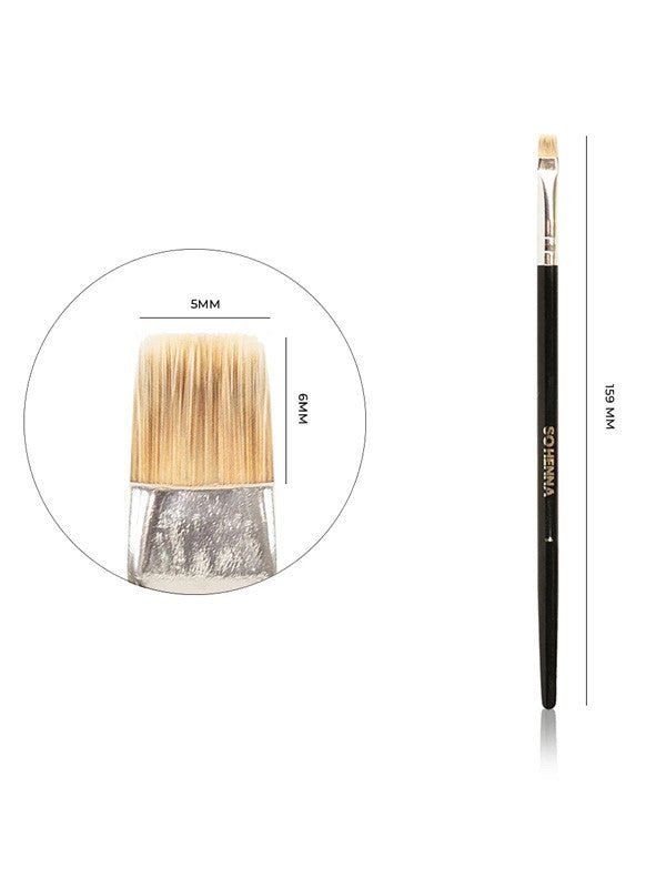SO HENNA Pinsel Nr. 1 (6mm) - LashMaker Shop